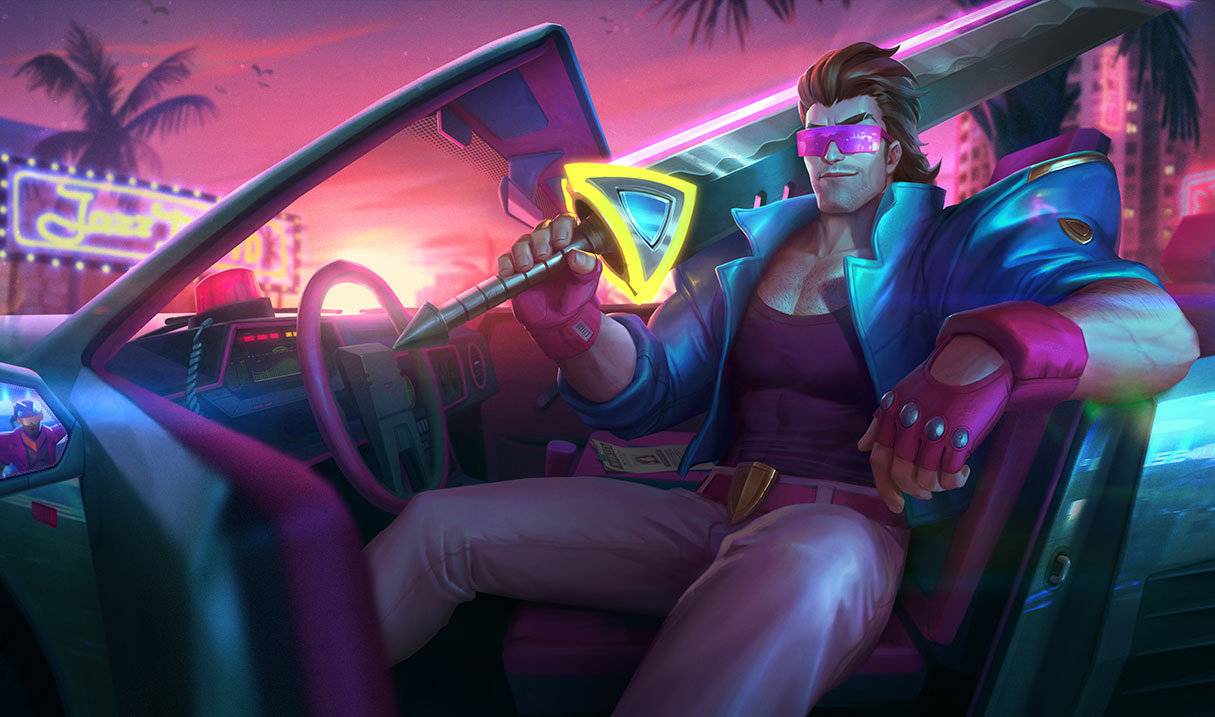 Garen Skin Spotlight Fähigkeiten LoL Champion